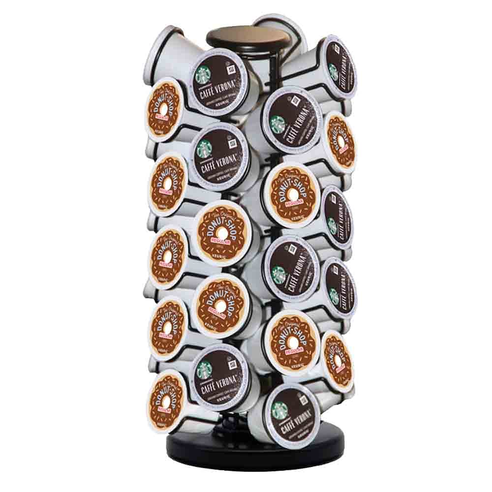 BLACKSMITH FAMILY K-Cup holders base top view for organized pods