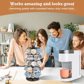 BLACKSMITH FAMILY k cup holders compact footprint saves counter space