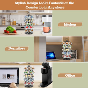 BLACKSMITH FAMILY k cup holders space-saving dimensions on display