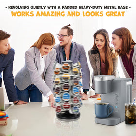 BLACKSMITH FAMILY K Cup Holders black finish adds sleek, modern appeal.