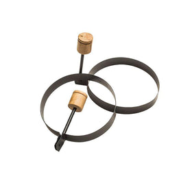 BLACKSTONE 1543 egg rings 4inch nonstick keep eggs round while cooking