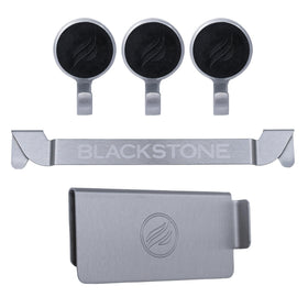 Blackstone 5188 rear grease gate keeps food away from the grease hole during grilling