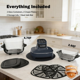 BLATOMIC compact iron-blue design fits small kitchens and RV spaces