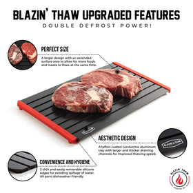 Blazin' Thaw aluminium plate detail shows premium construction for natural thaw