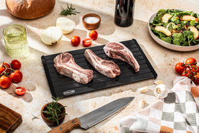 BLAZIN' THAW matte black tray offers premium look and function
