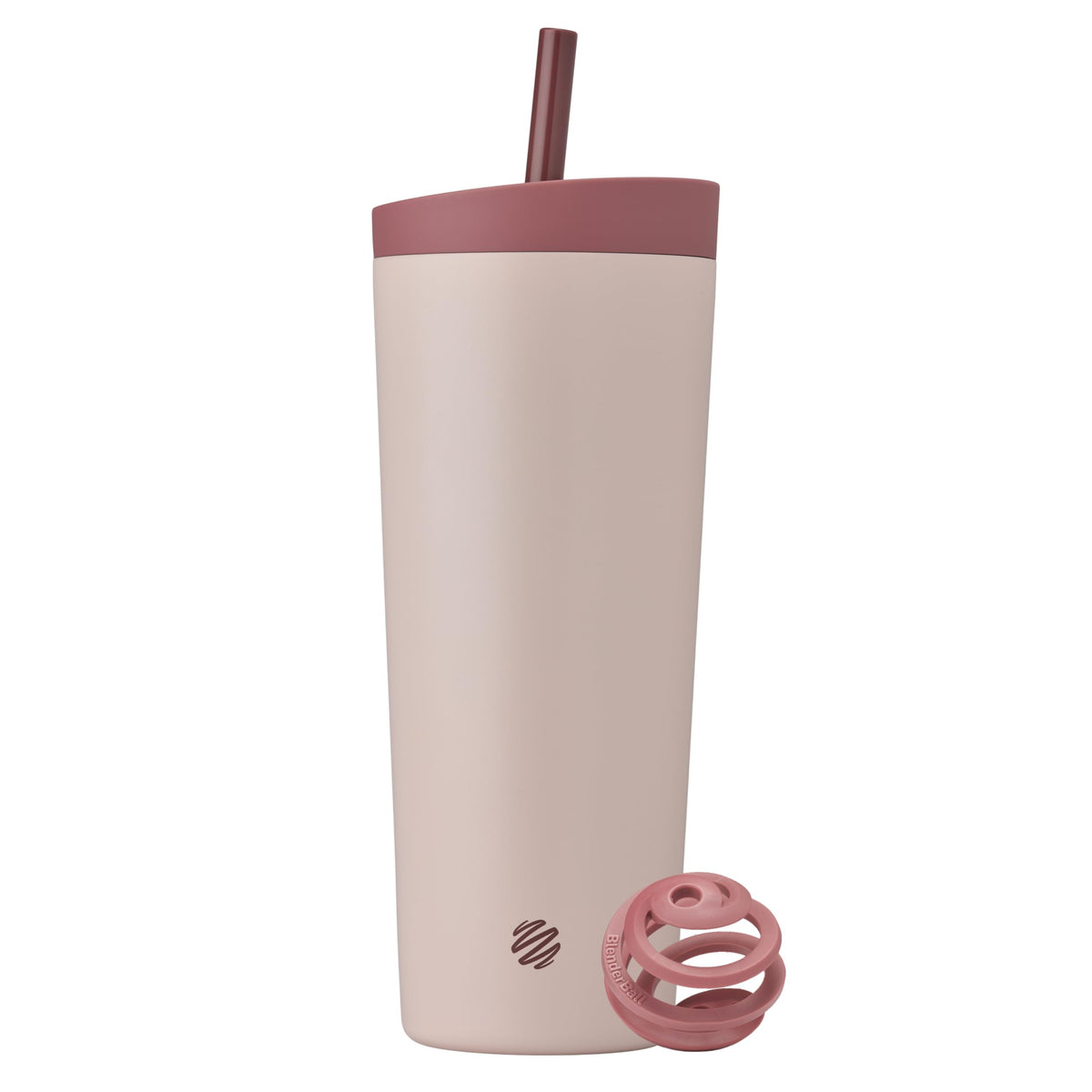 BlenderBottle 2-in-1 insulated tumbler with straw for on-the-go hydration.