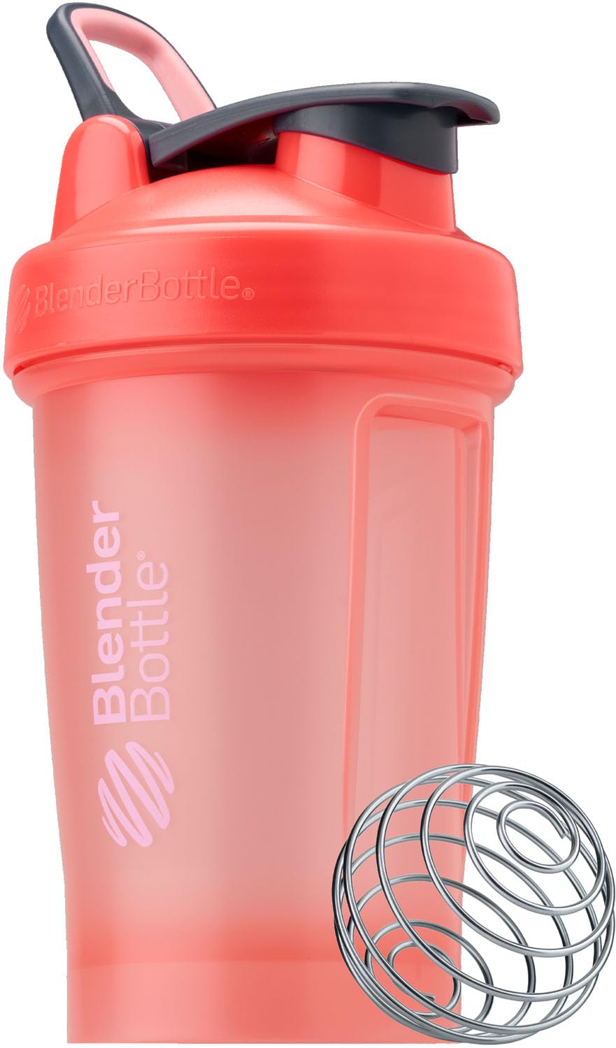 BlenderBottle Classic V2 spoutguard mouthpiece keeps the mouthpiece clean during workouts
