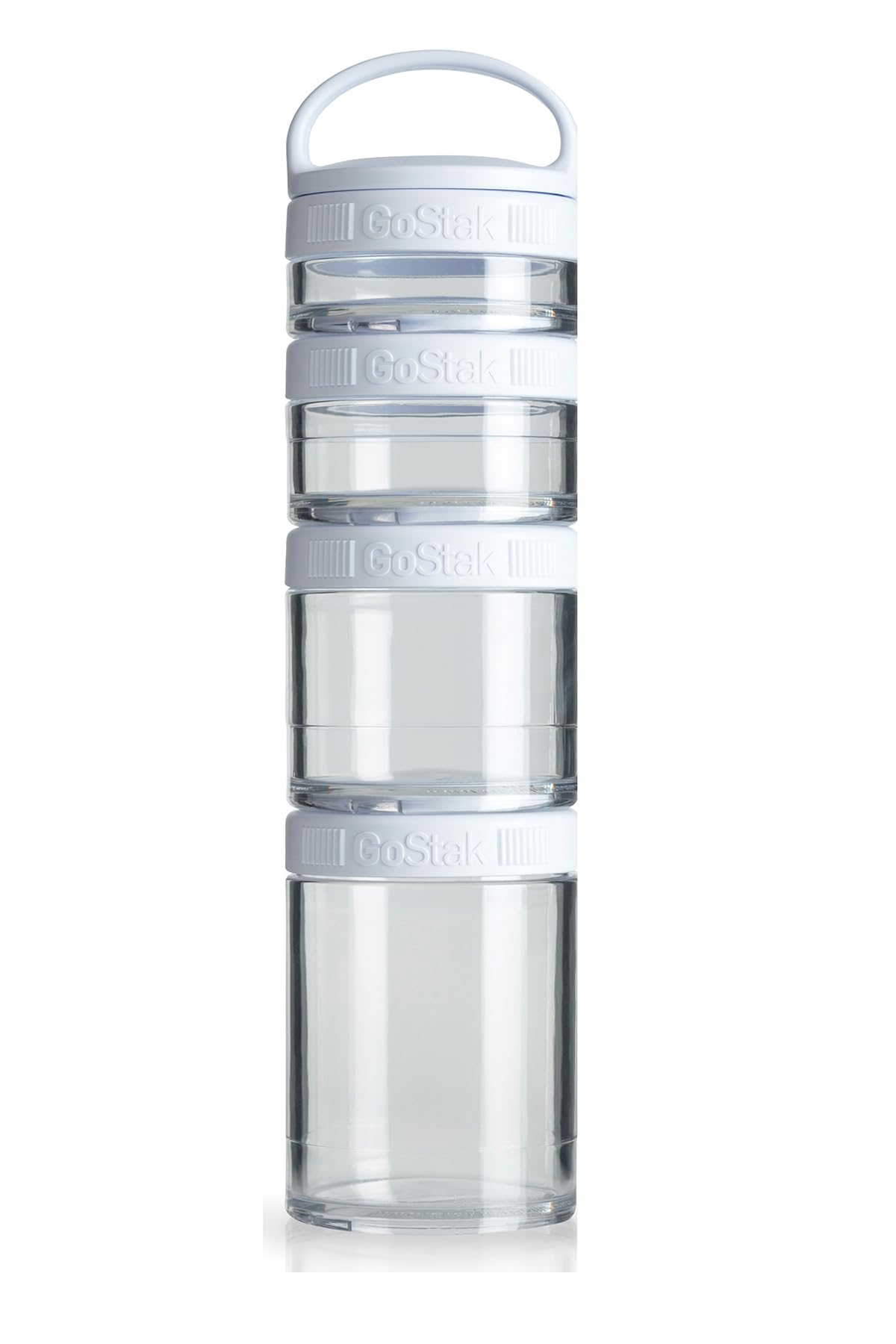BlenderBottle GoStak 4-piece starter kit for portable nutrition storage