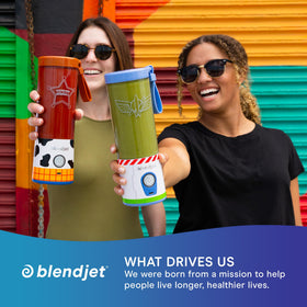 BlendJet 2 collectible colors add style to your daily blending routine.