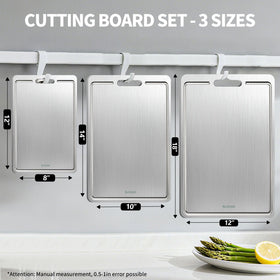 Blfichop titanium board is dishwasher safe for quick cleanup.