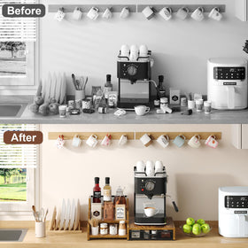Bliesosfud compact countertop design fits small kitchens and offices.
