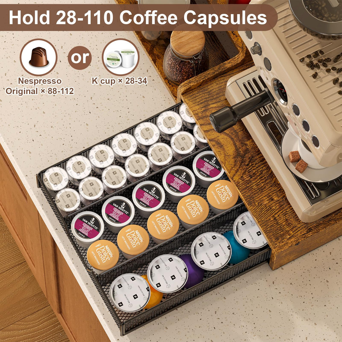 Bliesosfud durable metal and MDF construction blends style with stability.