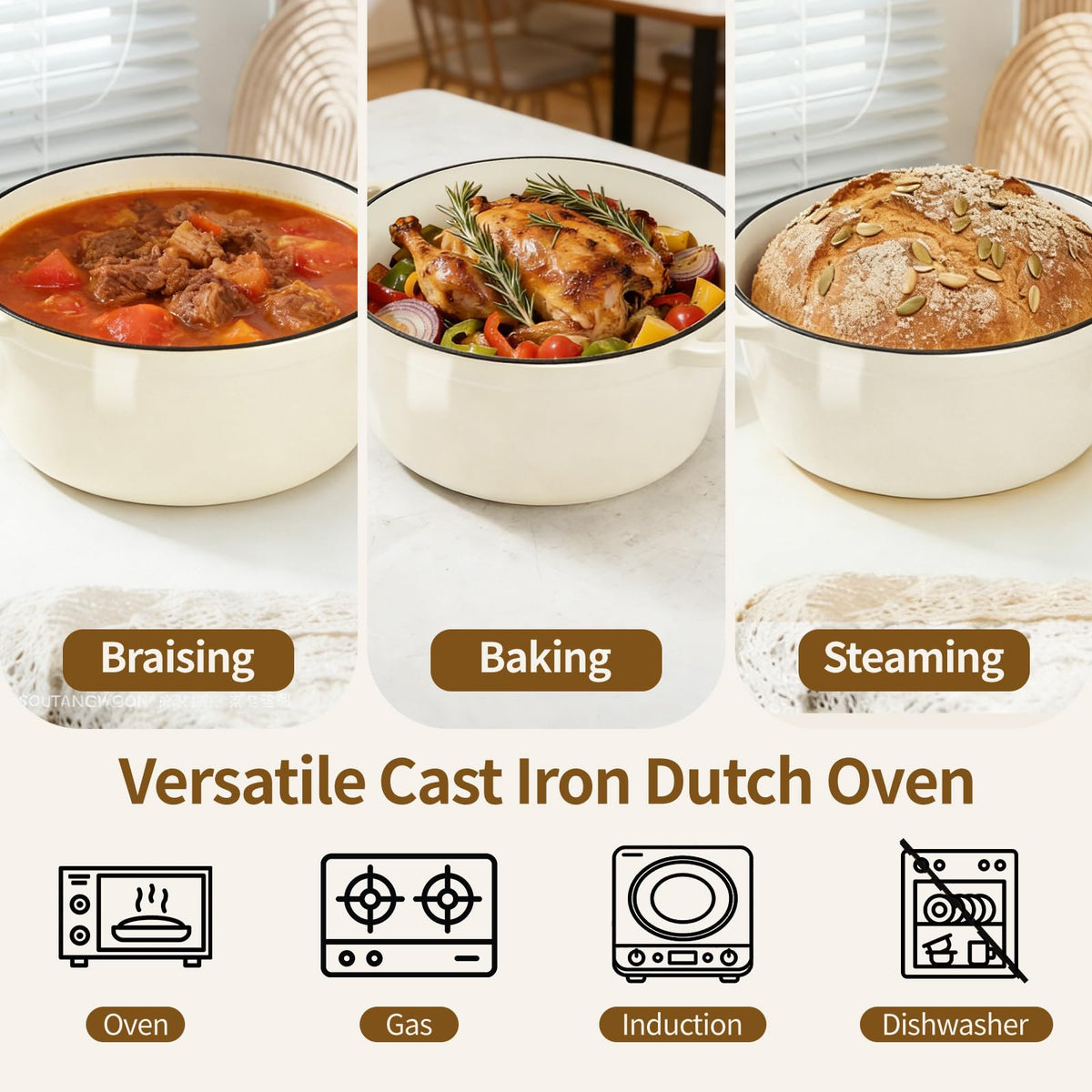 Blingco versatile oven kit works with gas, electric, ceramic, and induction tops
