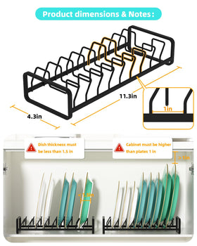 Blisskyn carbon steel rack provides durable, rust-resistant storage.
