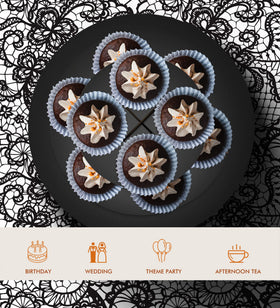 BLISSUR cupcake stand dimensions aid precise display planning.