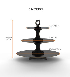 BLISSUR tiered display creates an eye-catching centerpiece.
