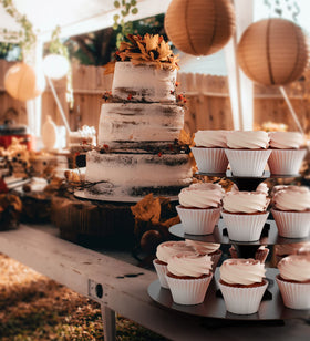 BLISSUR two-pack cupcake stand ships flat for quick setup.