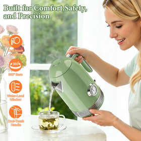 BlissWhisper 1500W fast boil delivers quick hot water.