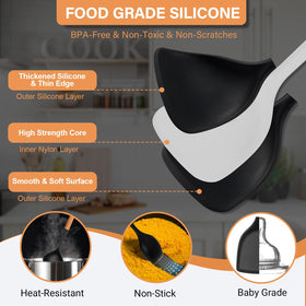 Blithely pasta spoon built for creamy sauces and stirring.