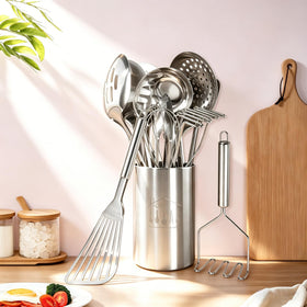 Blithely solid spoon ideal for stirring and serving