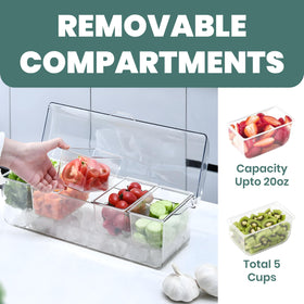 BLIVORRA lids and garnish tray highlight clean, presentable displays.