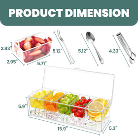 BLIVORRA stainless utensils included simplify serving with style.