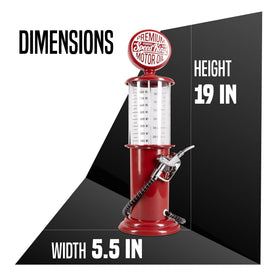 BLKSMITH Pump Liquor Dispenser top-cap view for quick refill and clean design.