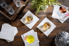 BloominGoods cocktail napkins add elegance with premium disposable convenience