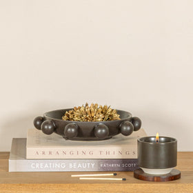 Bloomingville stoneware bowl sized 9.63 x 9.25 x 2 inches for versatile serving