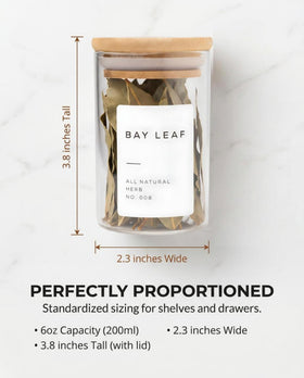 Dishwasher-safe Bloomondo glass jars simplify cleaning after cooking.