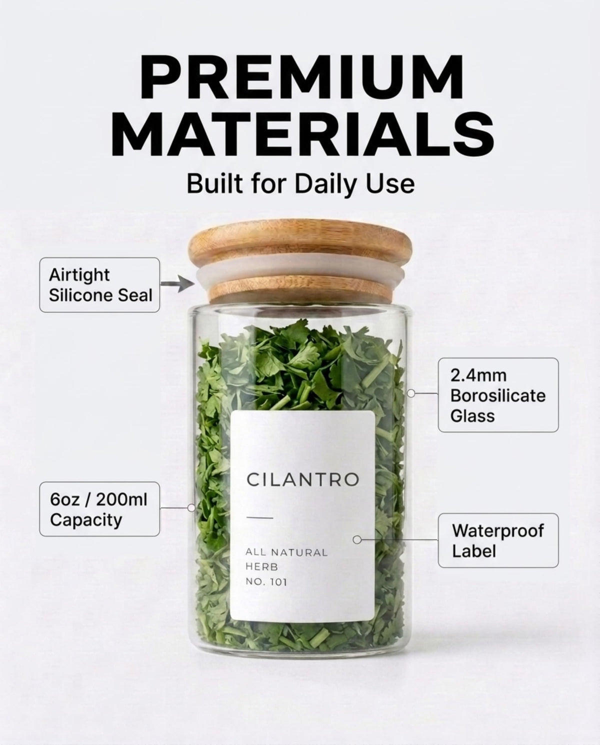 Bloomondo label pack with printed stickers for tidy pantry labeling.