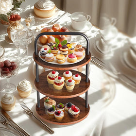 Blossome Cupcake Stand quick tool-free assembly shows easy setup