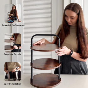 Blossome stand disassembles flat for compact storage after use