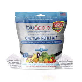 BluApple balance packets packaging for year-long freshness