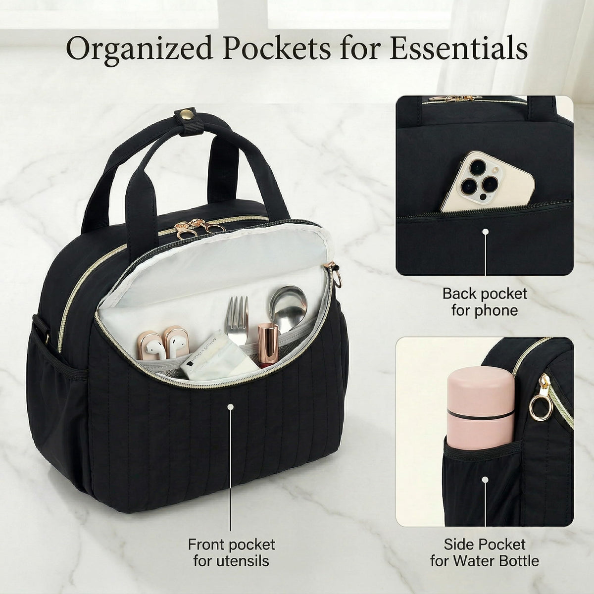 Bluboon versatile daily use lunch bag for on-the-go moments