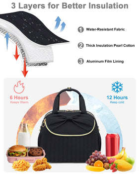 Bluboon large-capacity bag holds containers, drinks, and snacks