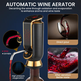 BLUBYEES LED digital touch screen enables precise pours.