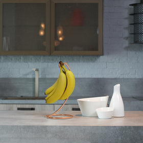 Blue Donuts Banana Tree modern style blends with decor and adds practical fruit storage.