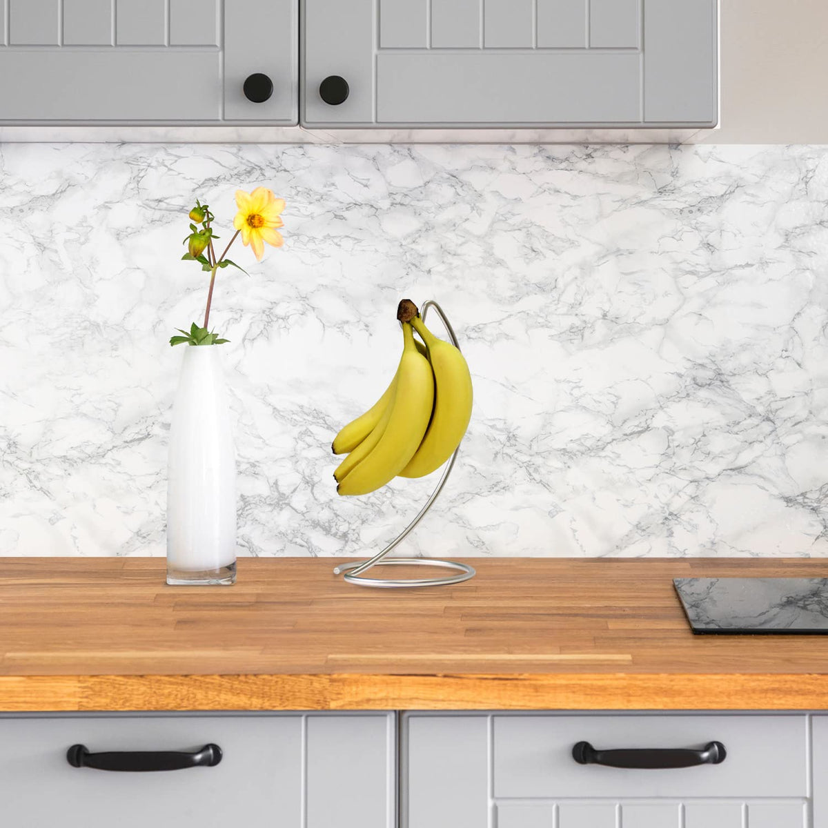 Blue Donuts rust-resistant construction endures daily kitchen use