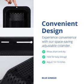 BLUE GINKGO BPA-free colander keeps meals safer without compromising performance
