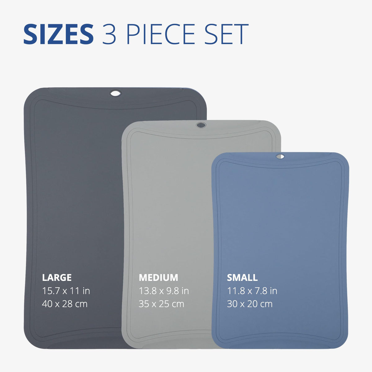 Blue Ginkgo cutting mats small rolled, ideal for on-the-go prep and travel.