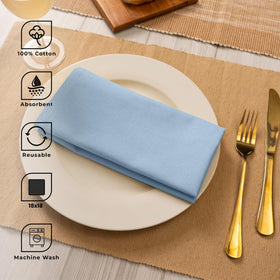 Blue Needles cotton napkins machine washable for easy care
