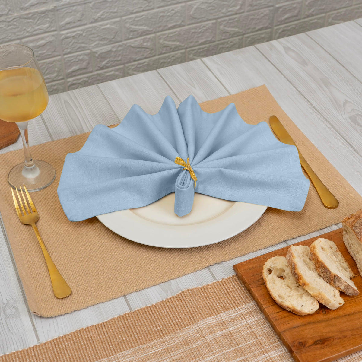 Blue Needles eco-friendly reusable napkins ideal for everyday use