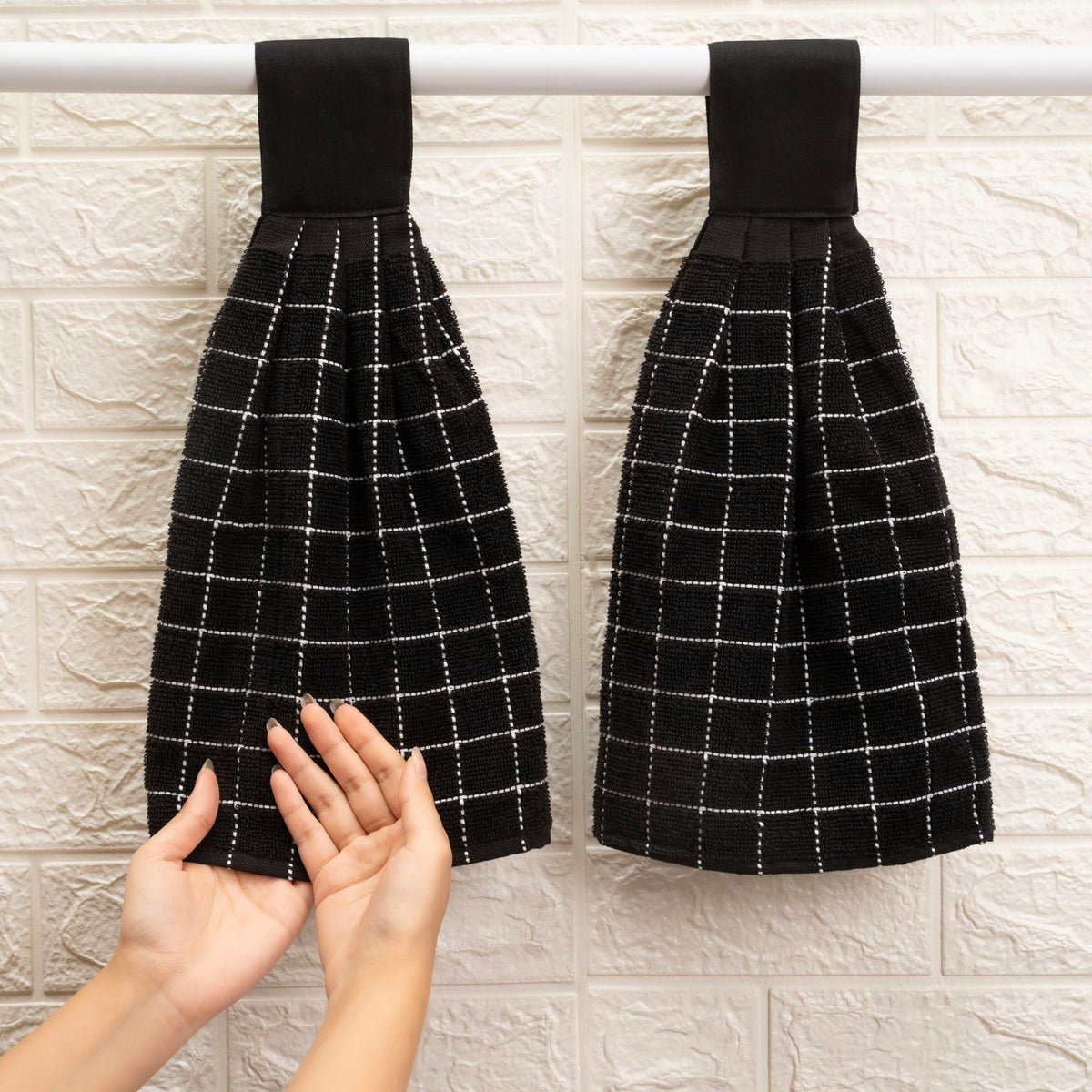 Dishes and surfaces dry faster with Blue Needles towels