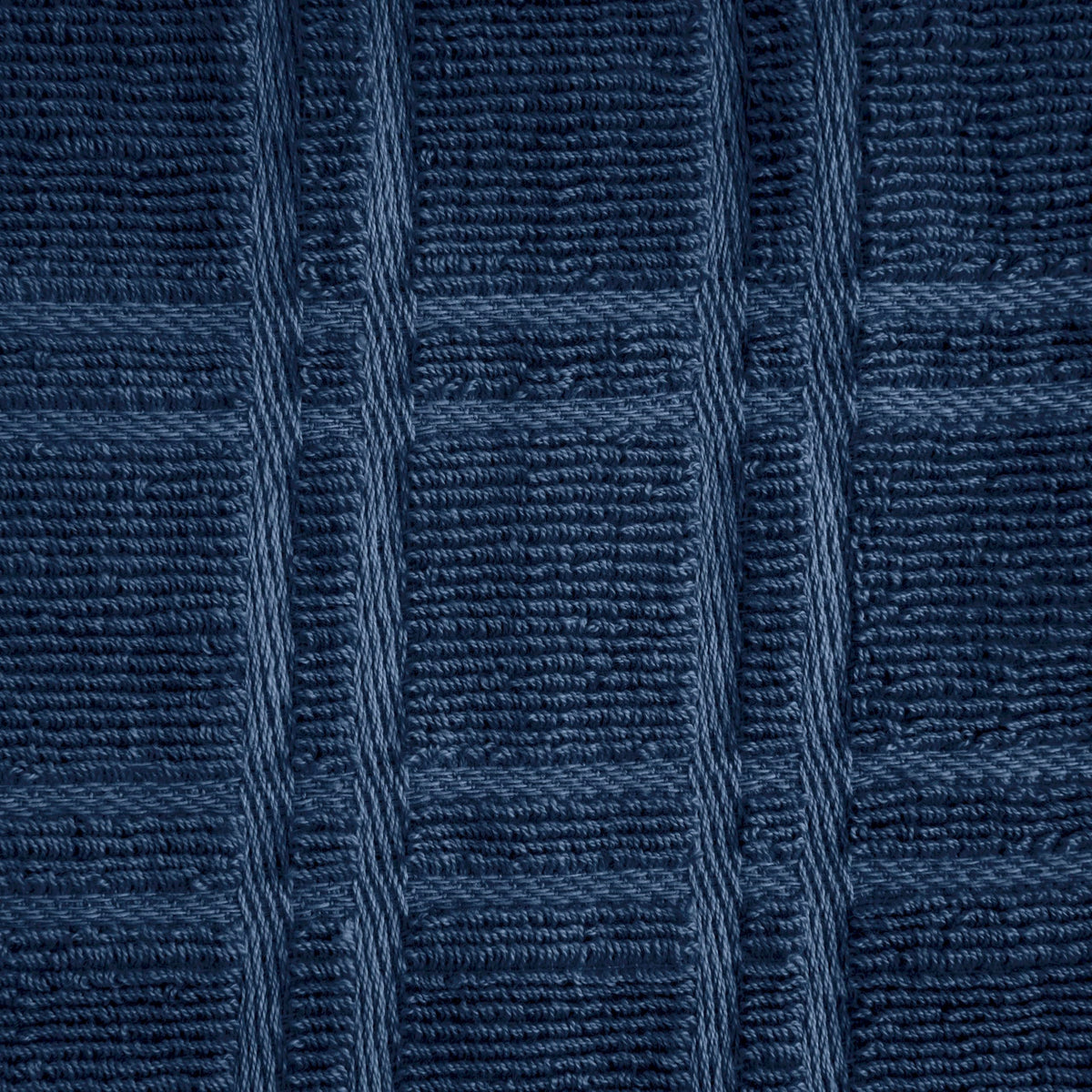 Blue Needles blue towels brighten the kitchen decor while offering reliable drying power.