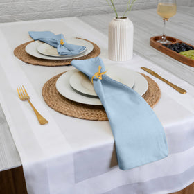 Blue Needles napkin folding ideas for stylish table presentation