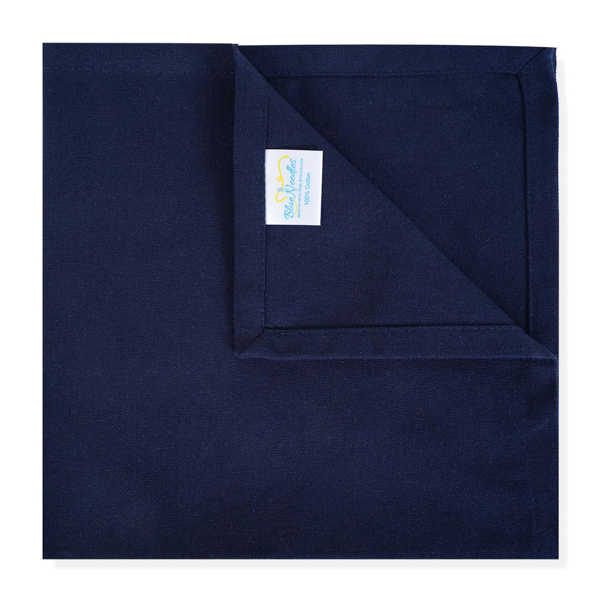 Blue Needles navy napkins eco-friendly reusable option for sustainable tables