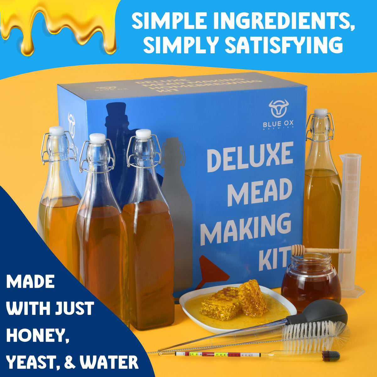 Blue Ox Deluxe Mead Kit step-by-step guide for beginners and seasoned brewers