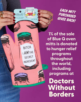 Blue Q B*tch I Am The Secret Ingredient easy care guide for machine washing