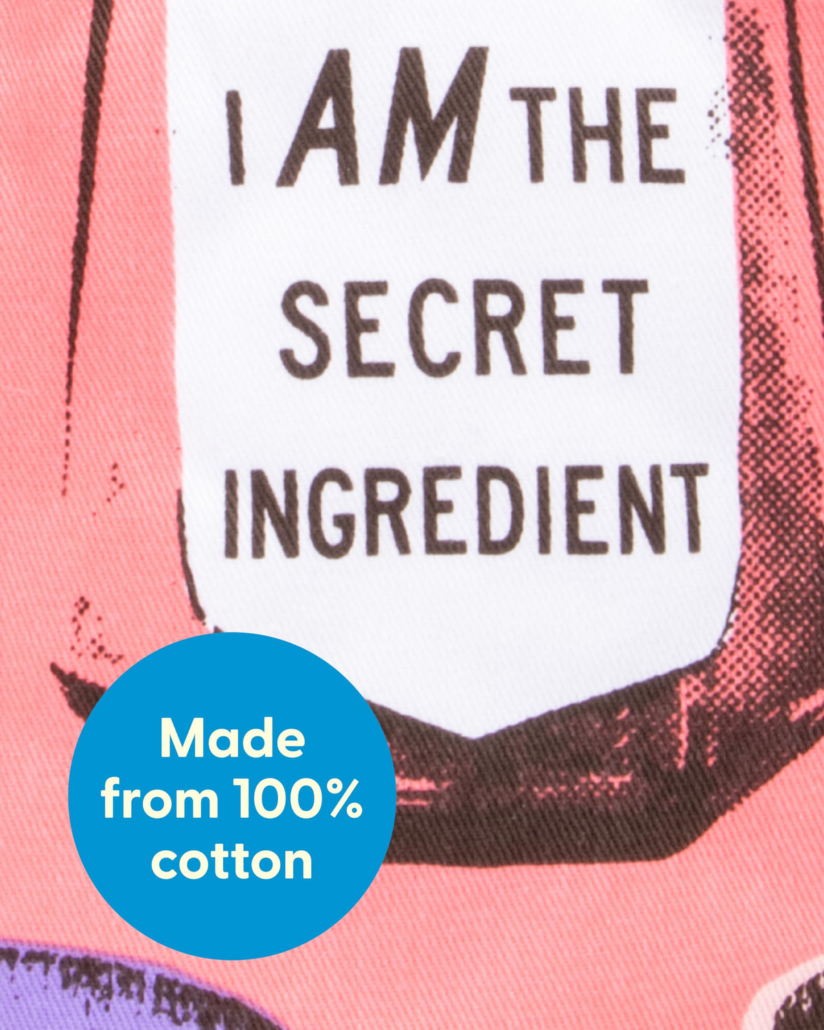 Blue Q B*tch I Am The Secret Ingredient oven mitt inside insulation keeps hands cooler